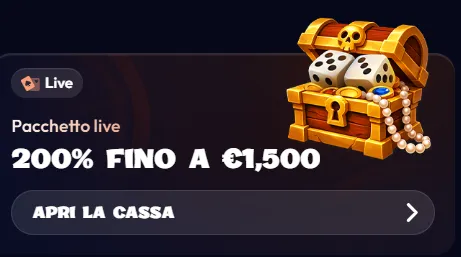 `pacchetto live bonus 200 percento fino a 1500 euro`